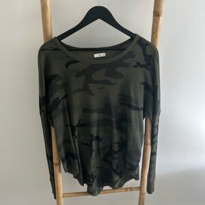 Aritzia Camo Crew Longsleeve